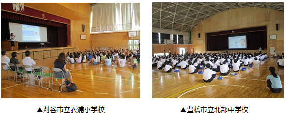 2019年6月に実施した出前授業の様子