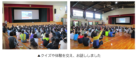 2019年6月に実施した出前授業の様子