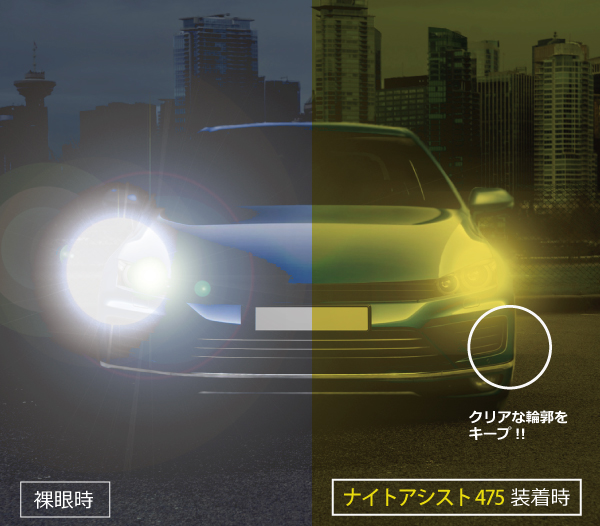 夜用レンズ　ナイトアシスト475