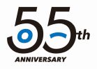 NIDEK 55th anniversary logo
